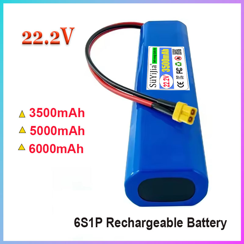 6S Lipo Battery 22.2V 5000Mah - 고용량 6S1P 22.2V 5000mAh 배터리 전동