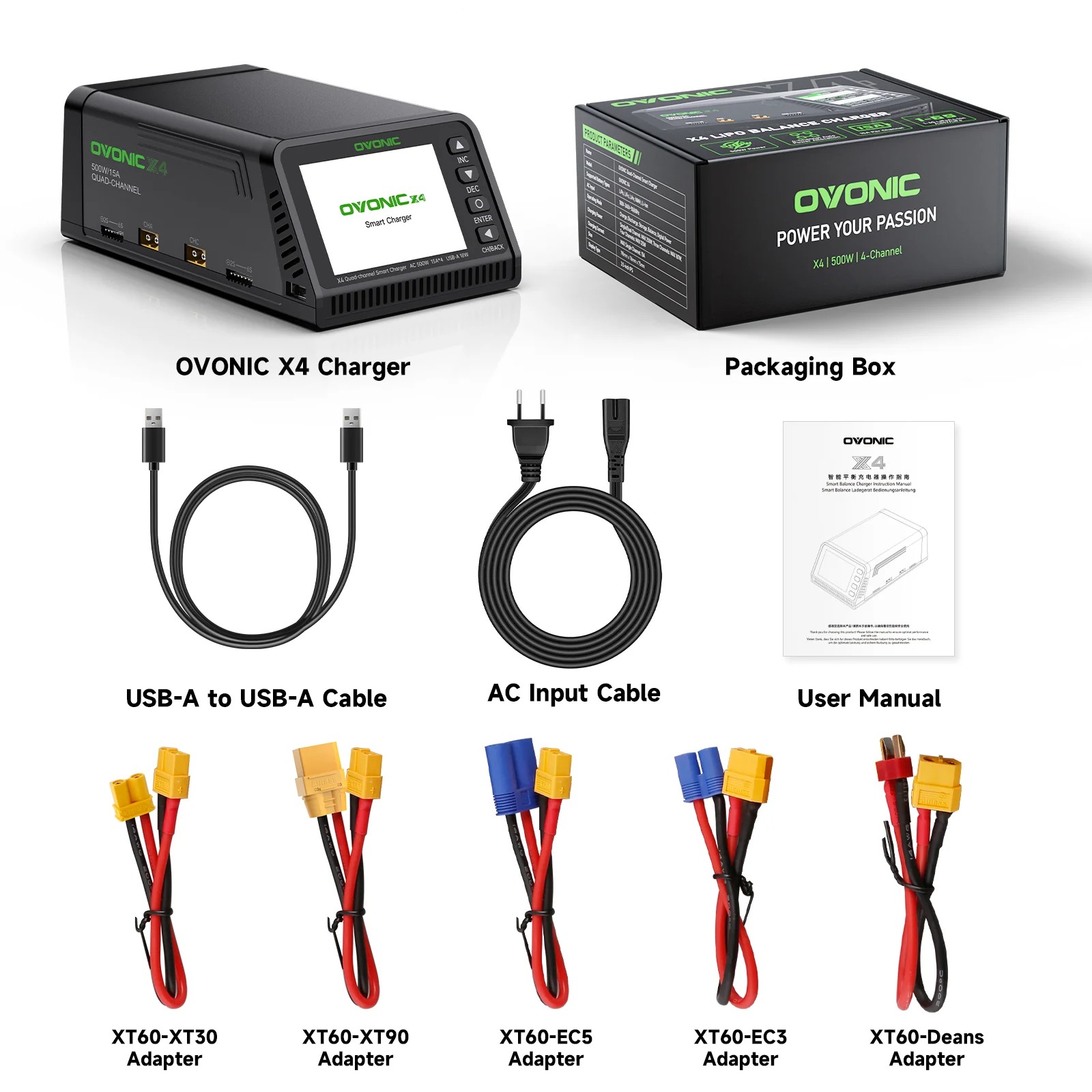 Toolkitrc M6Dac Smart Charger - 오보닉 X4 AC500W 4채널 스마트 리포