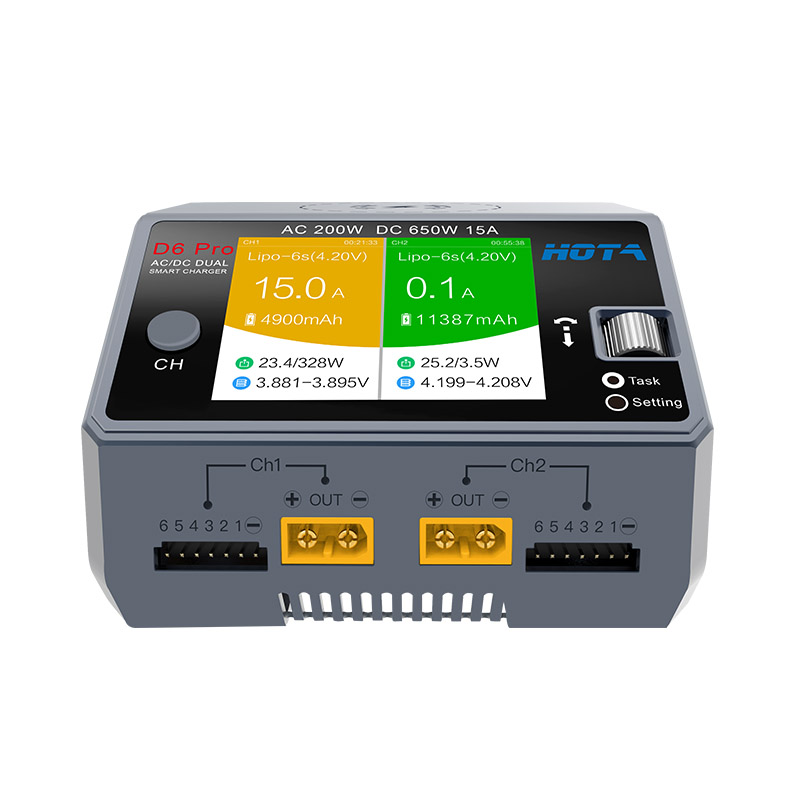 HOTA D6 Pro FPV용 듀얼 채널 충전기, AC - Hota D6 Pro Dual Lipo Charger 리뷰 및 가격
