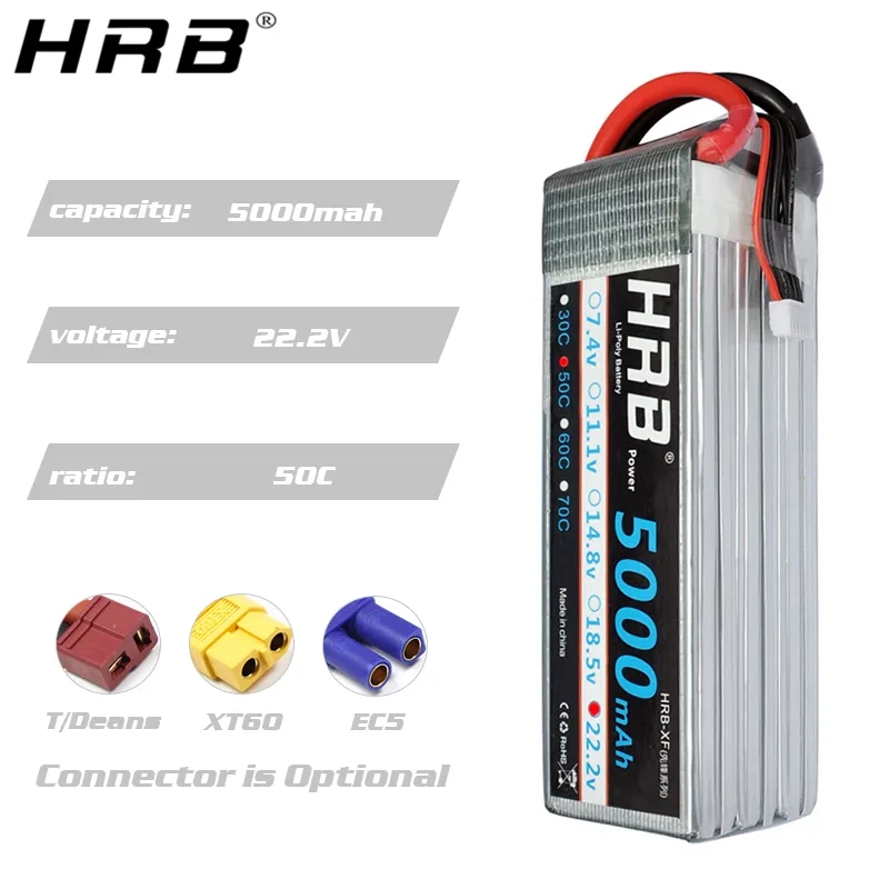 HRB 6S 리포 배터리 22.2V 5000mAh 50 - 6S Lipo Battery 22.2V 5000Mah 리뷰 및 가격