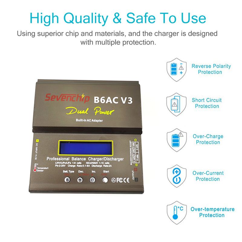 새로운 80W imax B6AC V3 RC 헬리콥터 용 - Toolkitrc M6Dac Smart Charger 리뷰 및 가격