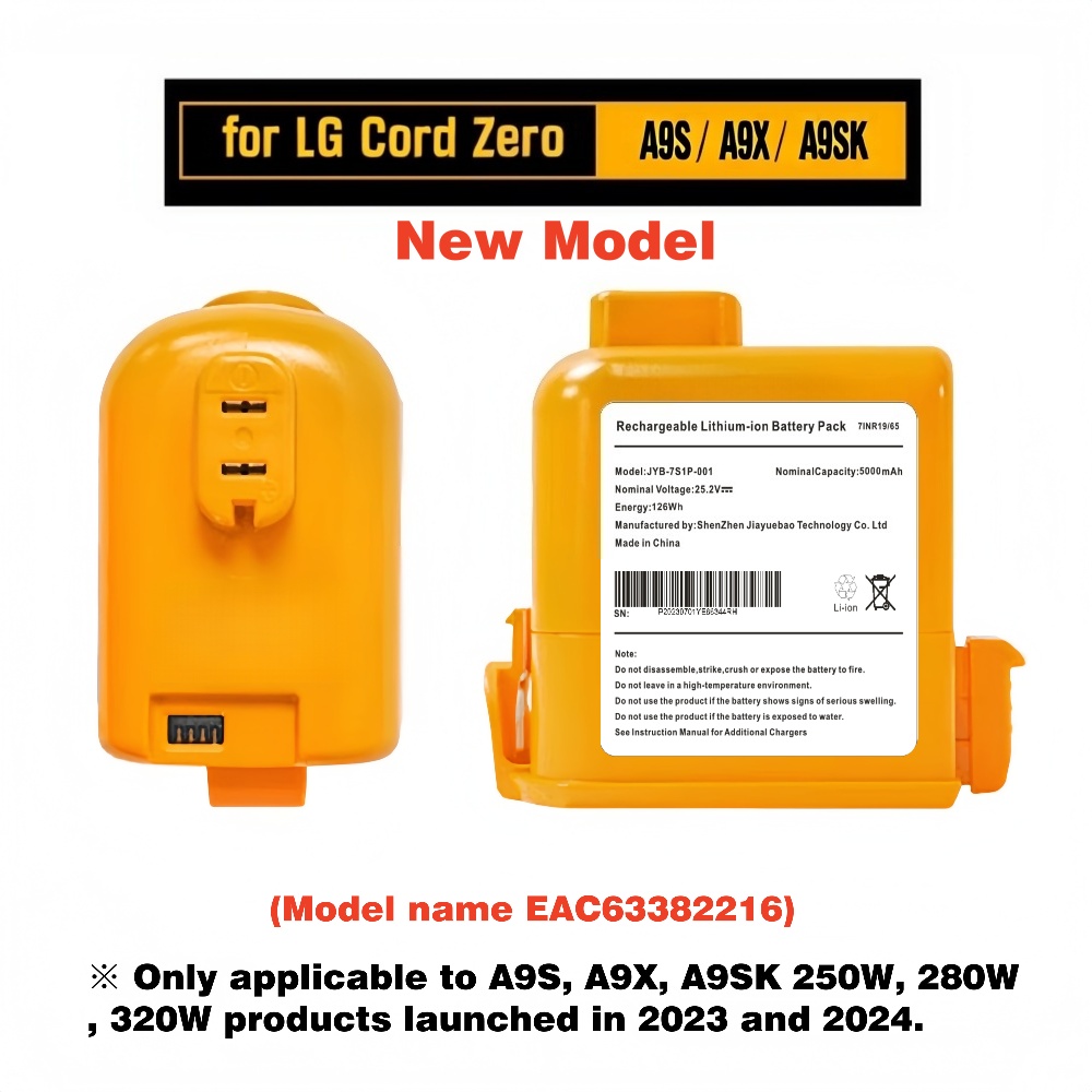 2026년형 LG A9S A9X 무선 진공청소기용 새  - 6S Lipo Battery 22.2V 5000Mah 리뷰 및 가격