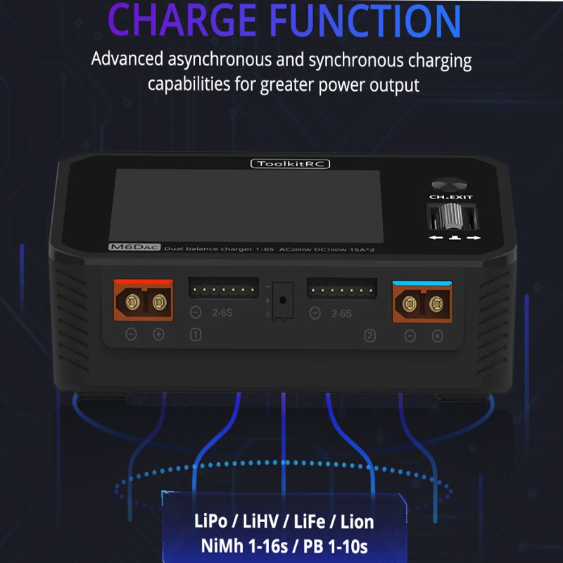 ToolkitRC M6DAC 듀얼 채널 스마트 리포 배 - Toolkitrc M6Dac Smart Charger 리뷰 및 가격